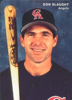 1996 Mother's Cookies California Angels #25 Don Slaught Front