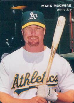 1996 Mother's Cookies Oakland Athletics #2 Mark McGwire Front