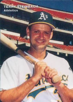 1996 Mother's Cookies Oakland Athletics #4 Terry Steinbach Front