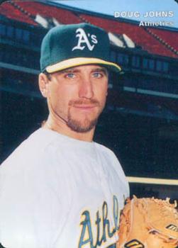 1996 Mother's Cookies Oakland Athletics #8 Doug Johns Front
