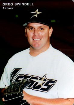 1996 Mother's Cookies Houston Astros #15 Greg Swindell Front