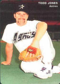 1996 Mother's Cookies Houston Astros #25 Todd Jones Front