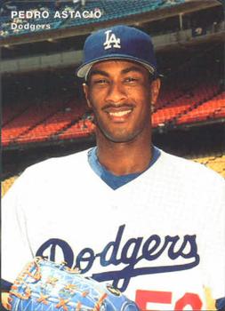1996 Mother's Cookies Los Angeles Dodgers #12 Pedro Astacio Front