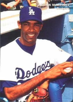 1996 Mother's Cookies Los Angeles Dodgers #21 Ramon Martinez Front