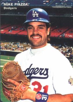 1996 Mother's Cookies Los Angeles Dodgers #2 Mike Piazza Front