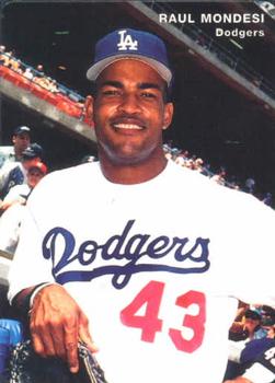 1996 Mother's Cookies Los Angeles Dodgers #4 Raul Mondesi Front