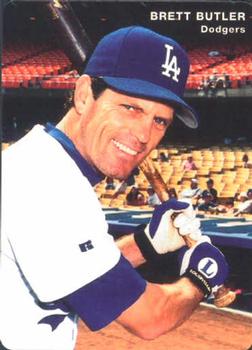 1996 Mother's Cookies Los Angeles Dodgers #8 Brett Butler Front