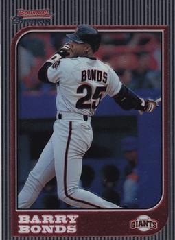 1997 Bowman Chrome #69 Barry Bonds Front