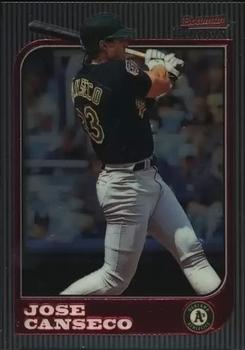 1997 Bowman Chrome #77 Jose Canseco Front