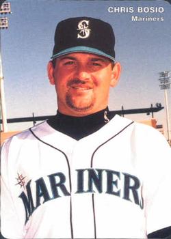 1996 Mother's Cookies Seattle Mariners #11 Chris Bosio Front