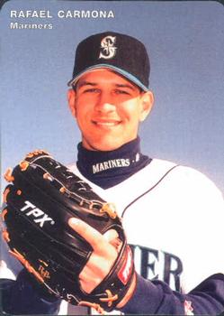1996 Mother's Cookies Seattle Mariners #14 Rafael Carmona Front