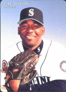 1996 Mother's Cookies Seattle Mariners #18 Mike Jackson Front