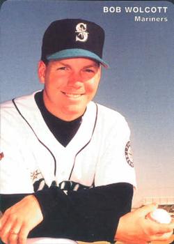 1996 Mother's Cookies Seattle Mariners #23 Bob Wolcott Front