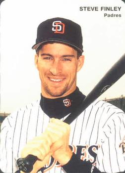 1996 Mother's Cookies San Diego Padres #7 Steve Finley Front