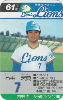 1986 Takara Seibu Lions #NNO Hiromichi Ishige Front