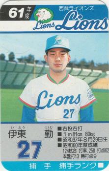 1986 Takara Seibu Lions #NNO Tsutomu Ito Front