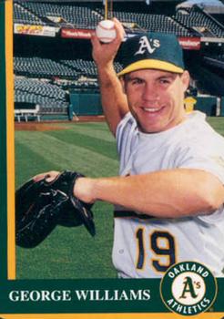 1997 Mother's Cookies Oakland Athletics #10 George Williams Front
