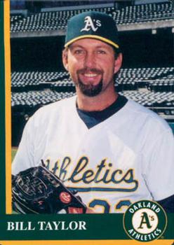 1997 Mother's Cookies Oakland Athletics #18 Bill Taylor Front