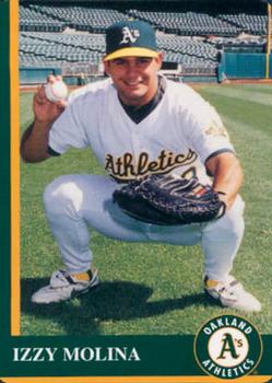 1997 Mother's Cookies Oakland Athletics #24 Izzy Molina Front
