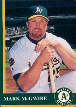 1997 Mother's Cookies Oakland Athletics #2 Mark McGwire Front