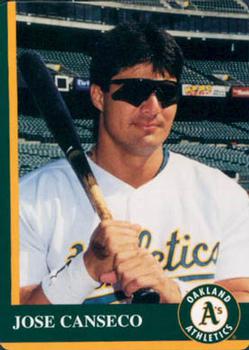 1997 Mother's Cookies Oakland Athletics #3 Jose Canseco Front