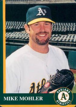 1997 Mother's Cookies Oakland Athletics #9 Mike Mohler Front