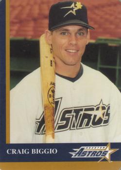 1997 Mother's Cookies Houston Astros #3 Craig Biggio Front