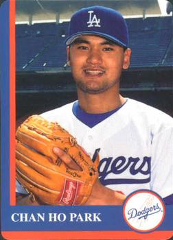 1997 Mother's Cookies Los Angeles Dodgers #15 Chan Ho Park Front