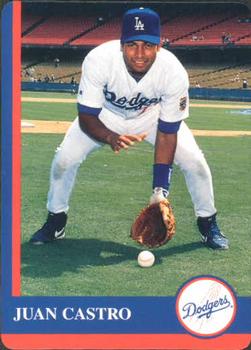 1997 Mother's Cookies Los Angeles Dodgers #18 Juan Castro Front
