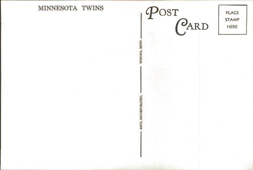 1965 Asco Incorporated Minnesota Twins #NNO Jimmie Hall Back