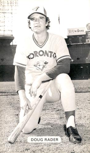 1977 JD McCarthy Toronto Blue Jays Photocards #NNO Doug Rader Front