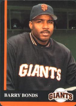 1997 Mother's Cookies San Francisco Giants #2 Barry Bonds Front