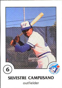 1988 Toronto Blue Jays Fire Safety #NNO Sil Campusano Front