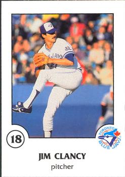 1988 Toronto Blue Jays Fire Safety #NNO Jim Clancy Front