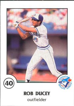1988 Toronto Blue Jays Fire Safety #NNO Rob Ducey Front