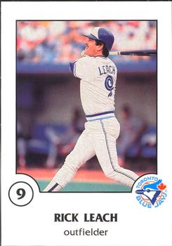 1988 Toronto Blue Jays Fire Safety #NNO Rick Leach Front