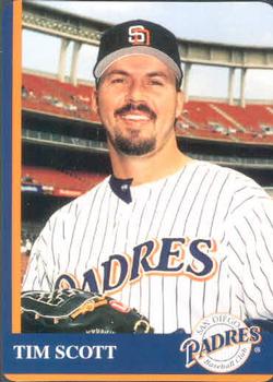 1997 Mother's Cookies San Diego Padres #26 Tim Scott Front