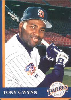 1997 Mother's Cookies San Diego Padres #2 Tony Gwynn Front