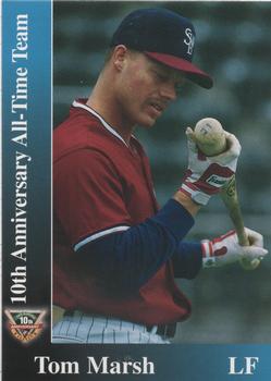 1998 Scranton/Wilkes-Barre Red Barons 10th Anniversary All-Time Team #NNO Tom Marsh Front