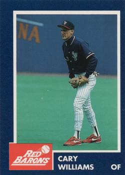 1993 Scranton/Wilkes-Barre Red Barons #25 Cary Williams Front