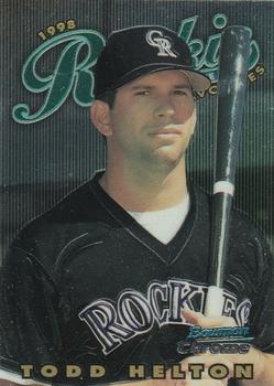 1997 Bowman Chrome - 1998 Rookie of the Year Favorites #ROY3 Todd Helton Front