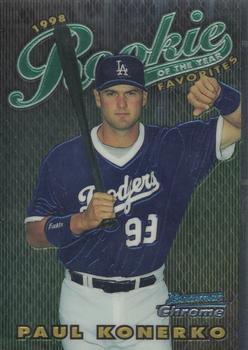 1997 Bowman Chrome - 1998 Rookie of the Year Favorites #ROY7 Paul Konerko Front