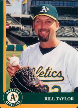 1998 Mother's Cookies Oakland Athletics #11 Bill Taylor Front