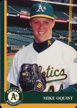 1998 Mother's Cookies Oakland Athletics #17 Mike Oquist Front