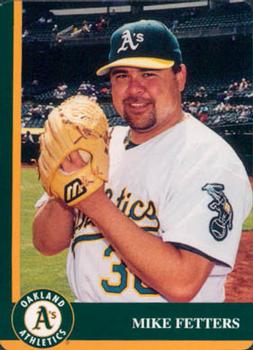 1998 Mother's Cookies Oakland Athletics #19 Mike Fetters Front