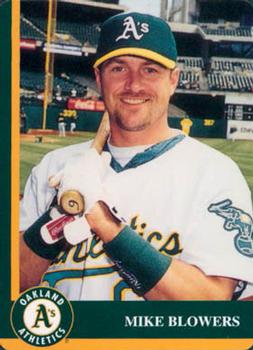 1998 Mother's Cookies Oakland Athletics #25 Mike Blowers Front