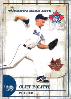 2002 Toronto Blue Jays Limited Edition SGA #NNO Cliff Politte Front