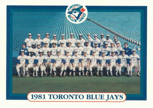 1992 Maxwell House Toronto Blue Jays #NNO 1981 Toronto Blue Jays Team Photo Front
