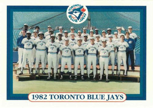 1992 Maxwell House Toronto Blue Jays #NNO 1982 Toronto Blue Jays Team Photo Front