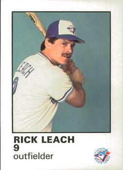 1987 Toronto Blue Jays Fire Safety #NNO Rick Leach Front